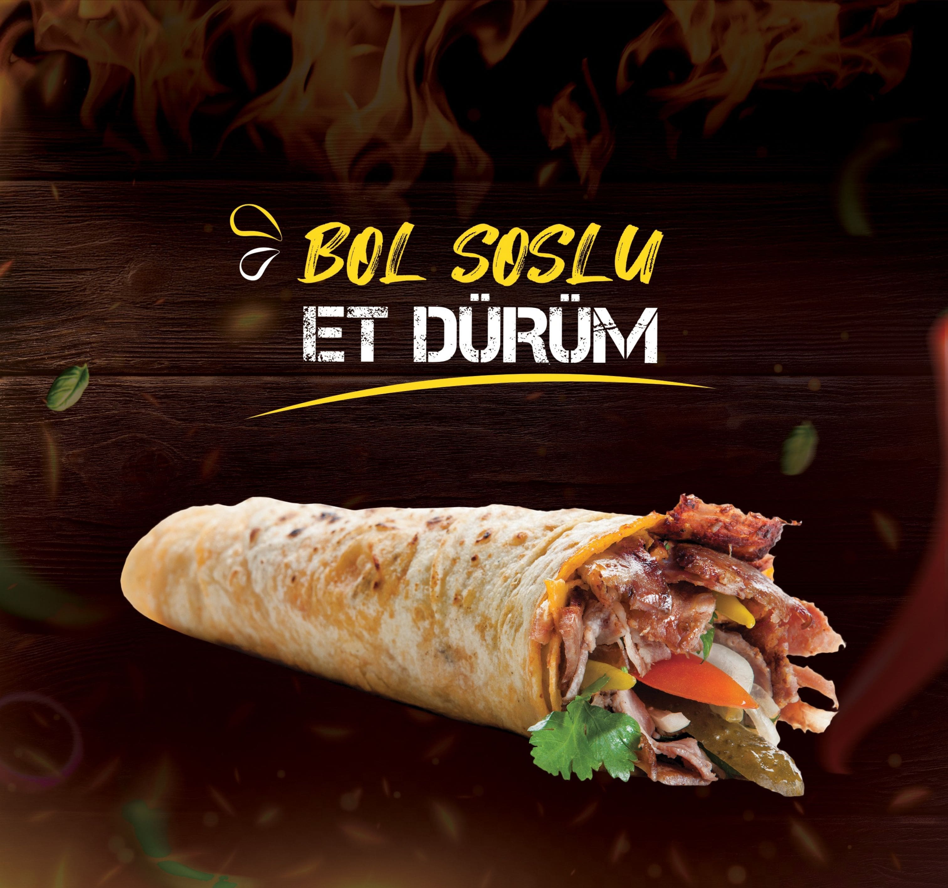 Bol Soslu Et Dürüm